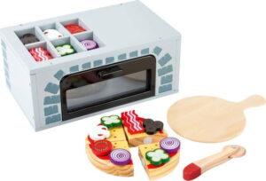 Set dětských dřevěných hraček na přípravu pizzy Legler Kitchen