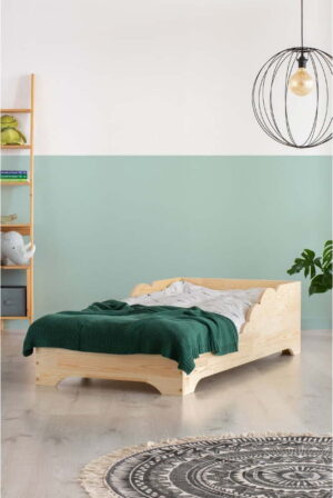 Dětská postel z borovicového dřeva 90x200 cm Box 11 - Adeko