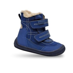 Chlapecké zimní boty Barefoot RAMOS BLUE