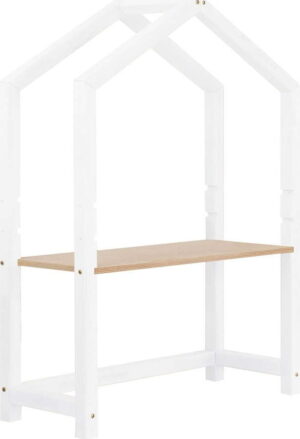 Bílý dřevěný stůl ve tvaru domečku Benlemi Stolly
