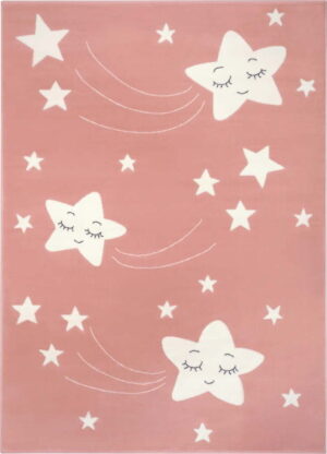 Dětský růžový koberec Hanse Home Adventures Stardust